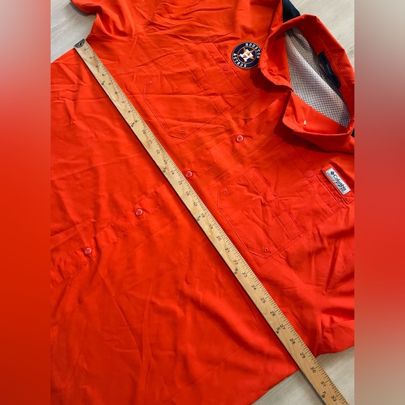 Columbia PFG Omni-Shade Tamiami MLB Houston Astros Fishing Outdoors Shirt Sz 3XL - Picture 5 of 6